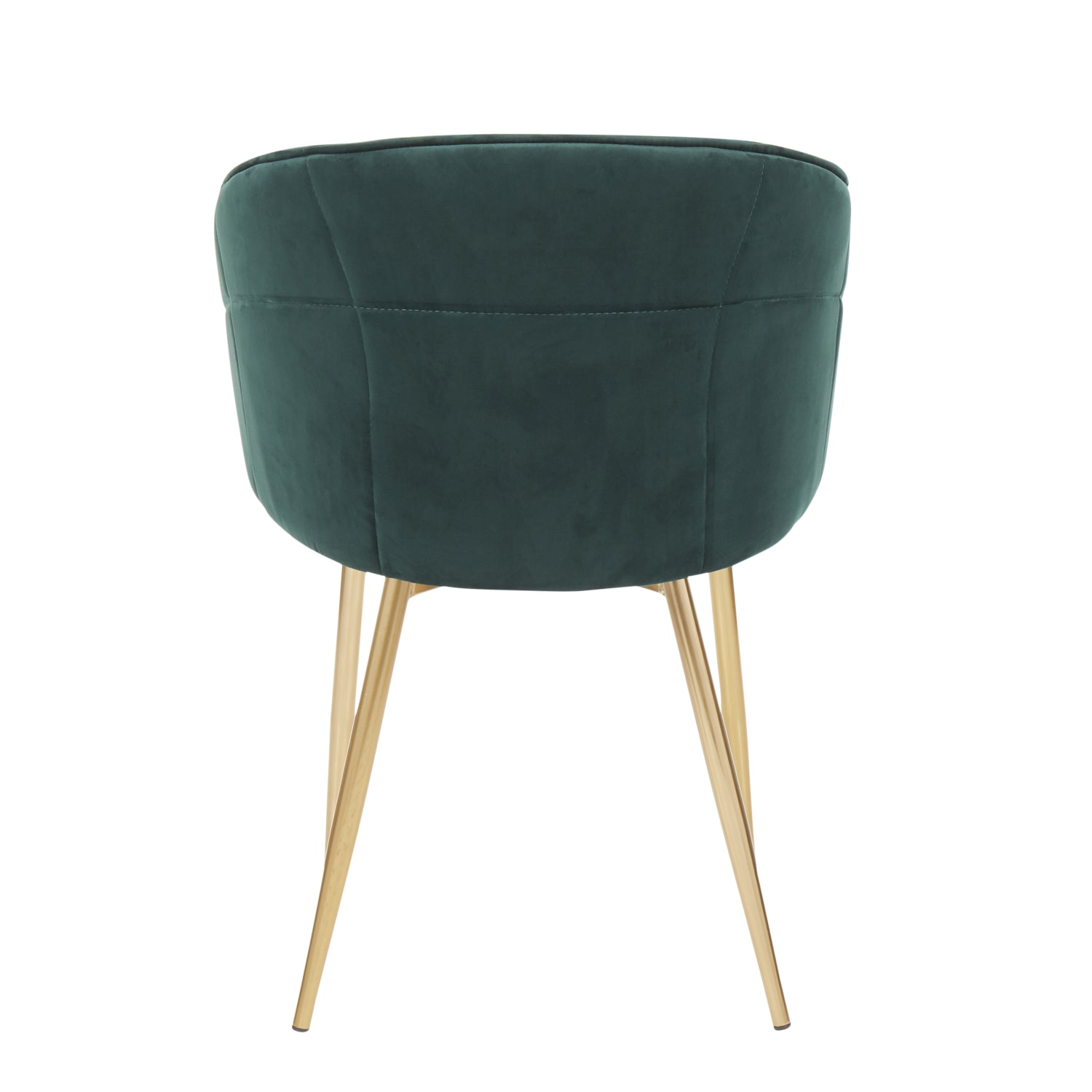 LumiSource Lindsey Chair, Green/Gold - Image 8