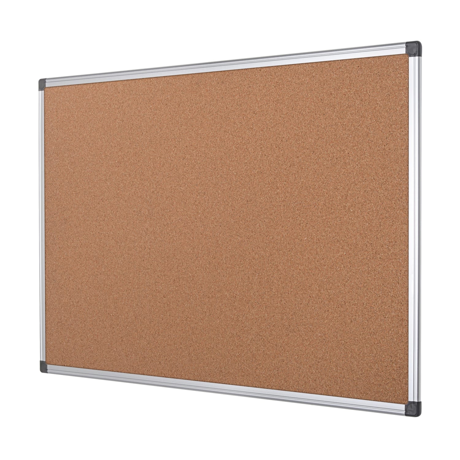 MasterVision Maya Series Aluminum Frame Cork Board - 47.24in Height x 70.87in Width - Natural Cork Surface - Self-healing - Anodized Aluminum Frame - 1 Each - Image 4