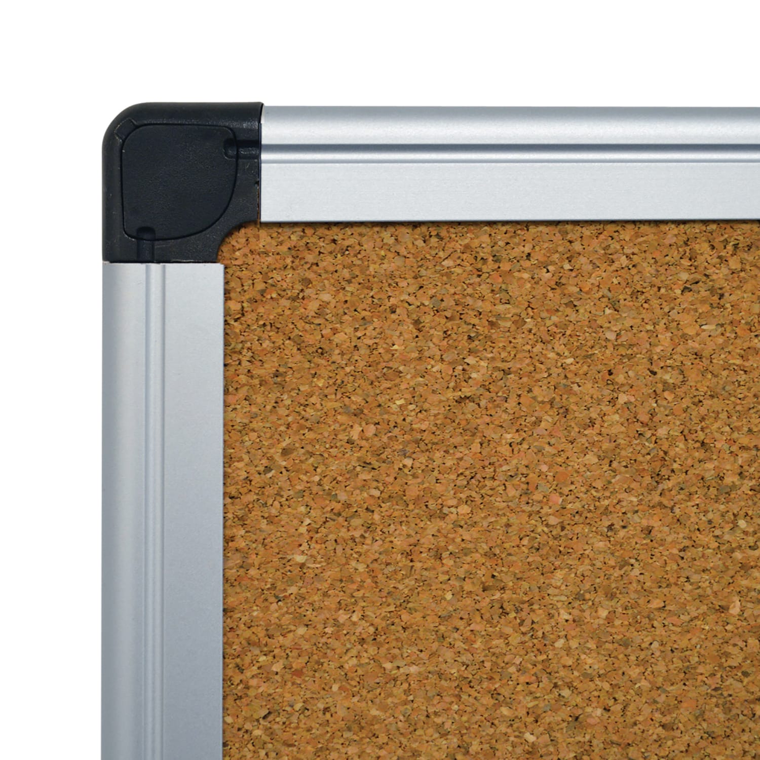 MasterVision Maya Series Aluminum Frame Cork Board - 47.24in Height x 70.87in Width - Natural Cork Surface - Self-healing - Anodized Aluminum Frame - 1 Each - Image 5