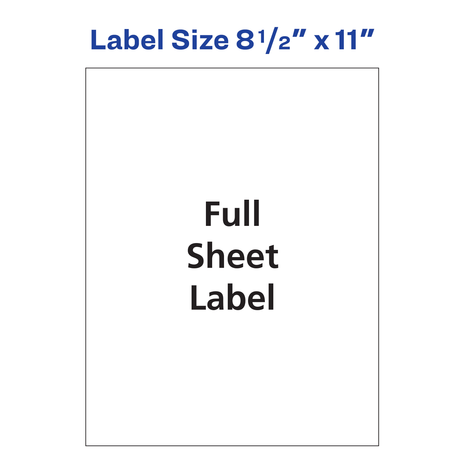 Avery Shipping Address Labels, 95920, Rectangle, Full Sheet Labels, White, Pack Of 250 Labels - Image 5