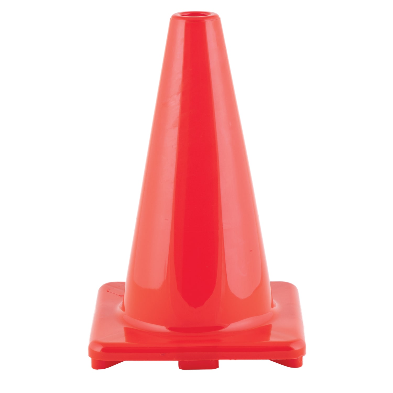 Champion Sports Hi-Visibility Flexible Vinyl Cones, 8in x 12in, Orange, Pack Of 3 Cones - Image 3