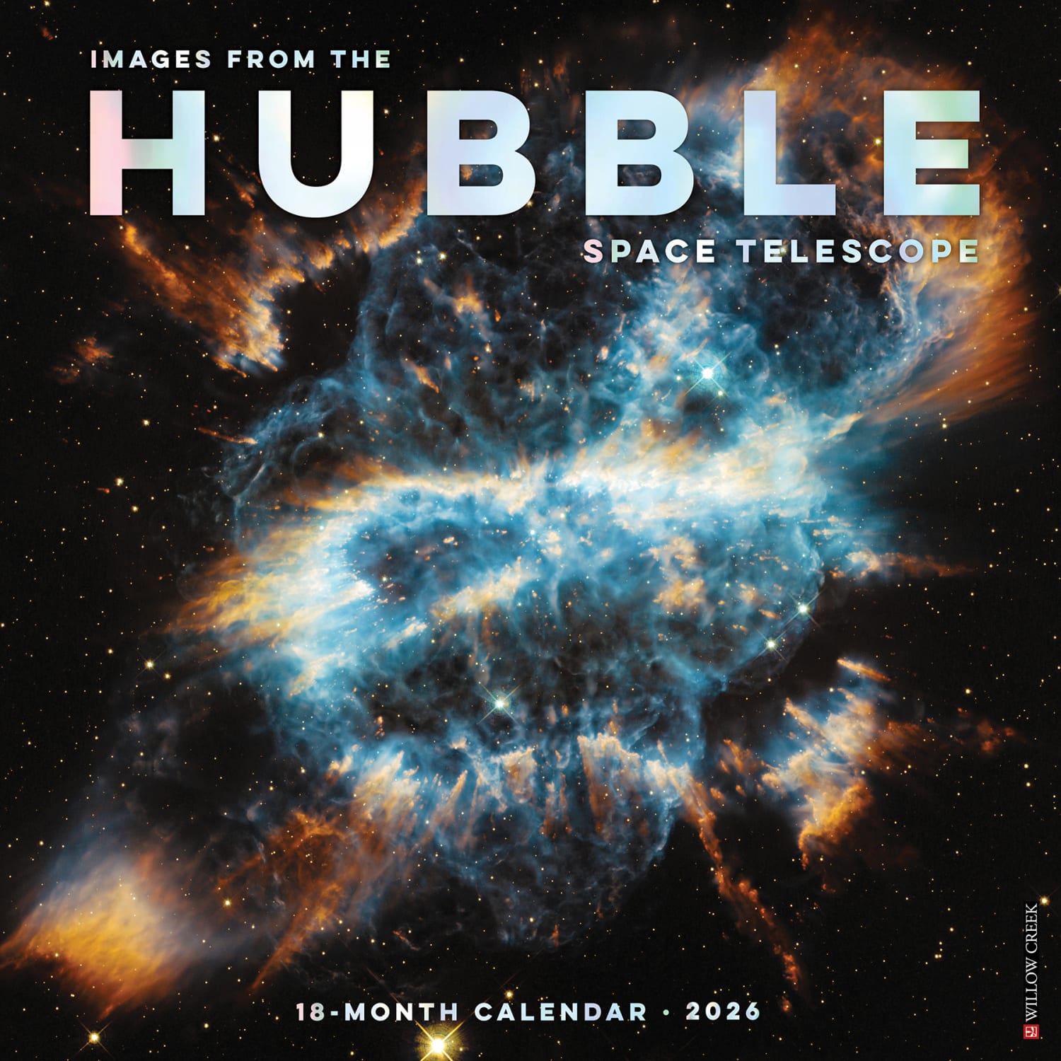 2026 Willow Creek Press Scenic Monthly Wall Calendar, 12in x 12in, Hubble Space Telescope, January To December, 51542 - Image 3