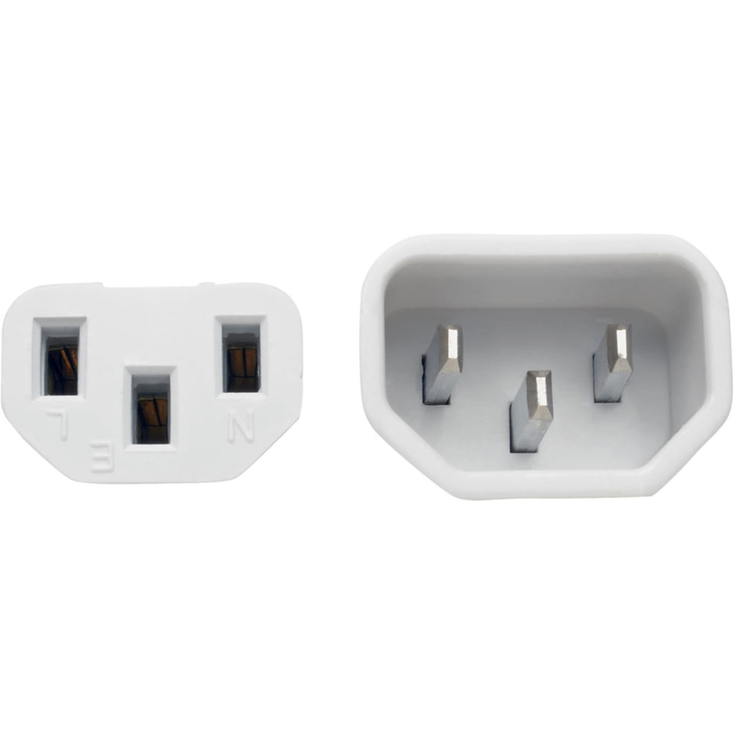 Eaton Tripp Lite Series Heavy-Duty PDU Power Cord, C13 to C14 - 15A, 250V, 14 AWG, 2 ft. (0.61 m), White - P005002AWH - Image 4