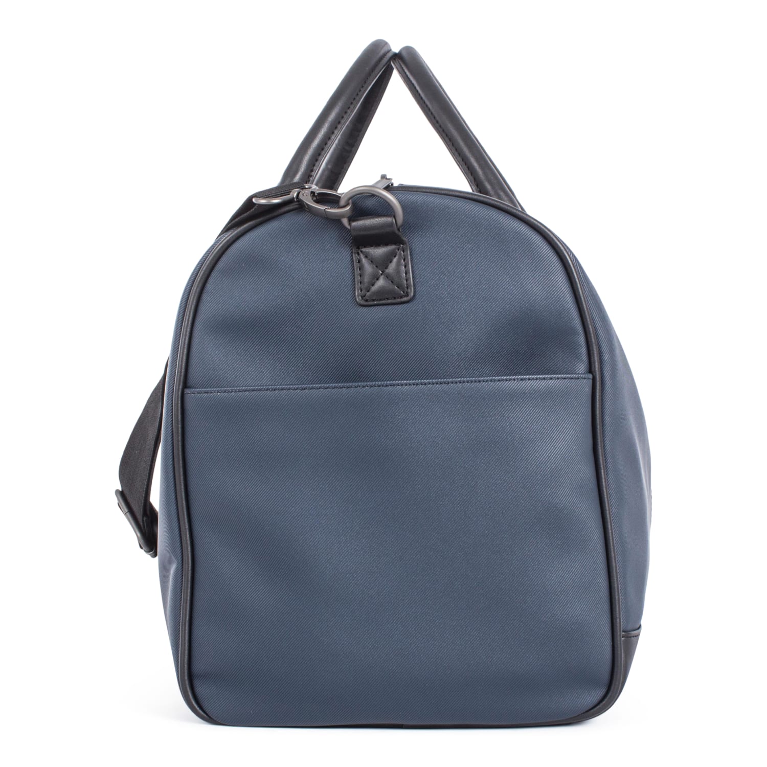 Bugatti Gin & Twill Textured Vegan Leather Duffle Bag With 14in Laptop Pocket, Navy - Image 4