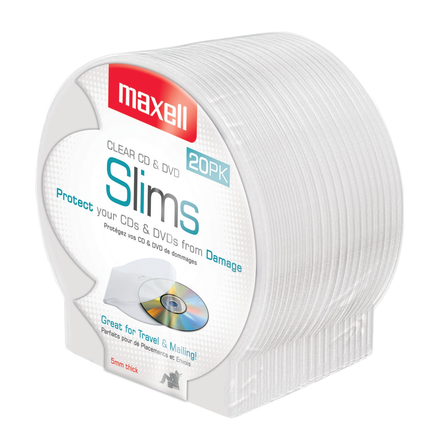 Maxell CD-356 Slim CD/DVD Jewel Case - Image 4