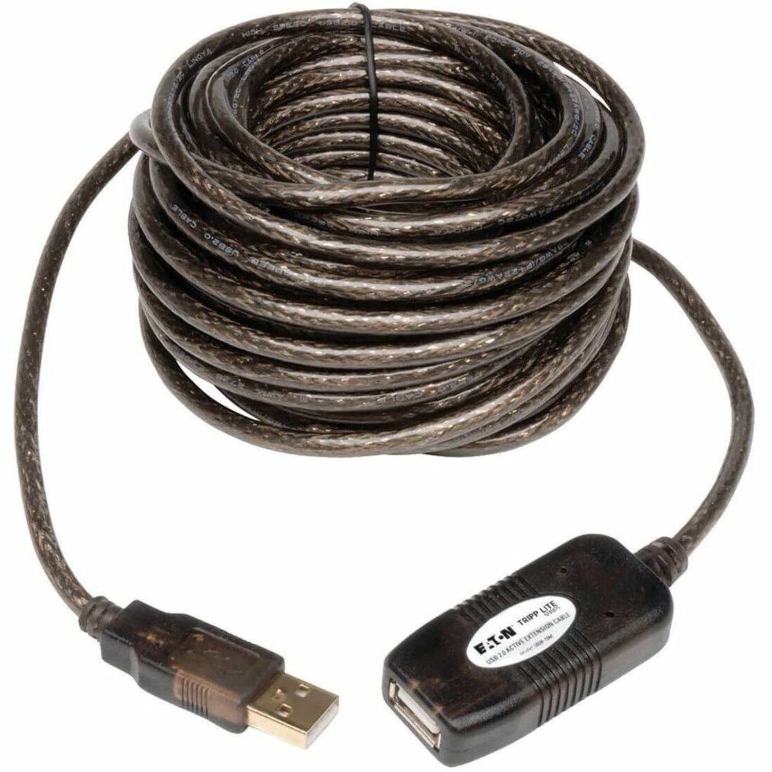 Eaton Tripp Lite Series 16ft USB 2.0 Extension Cable Active USB-A Male/USB-A Female 16ft - USB extension cable - U026016