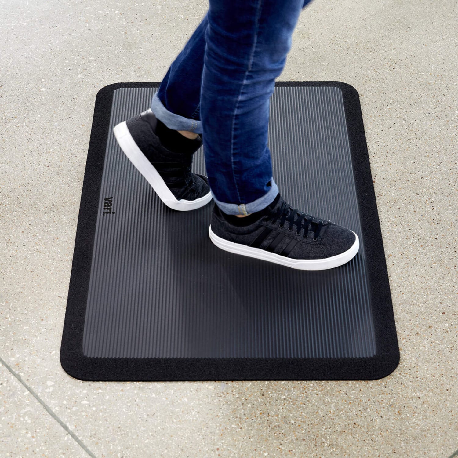 Vari Standing Mat Anti-Fatigue Standing Desk Mat, 36in x 24in, Black - Image 3