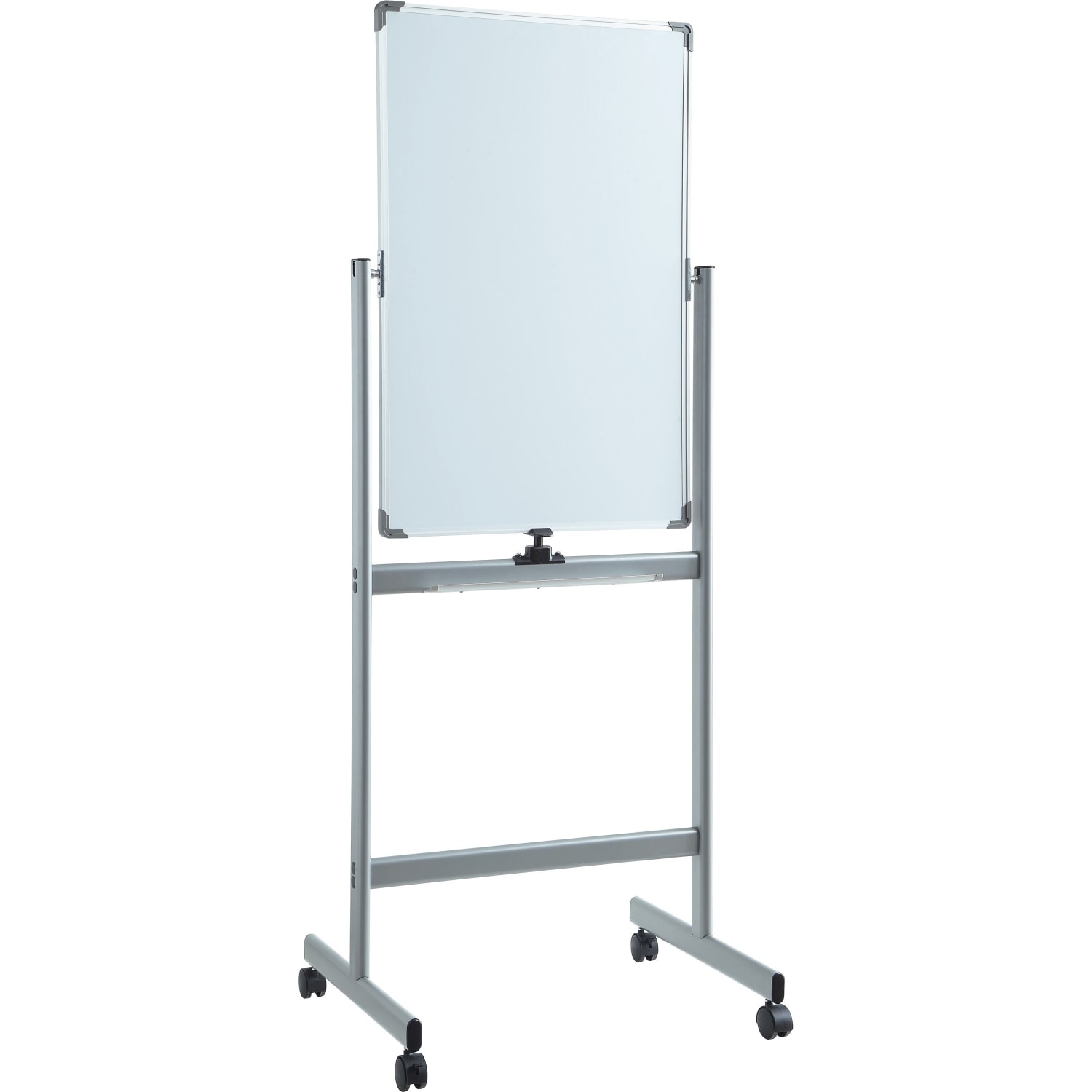 Lorell Magnetic Dry-Erase Whiteboard Easel, 24in x 36in, Aluminum Frame With Silver Finish - Image 6