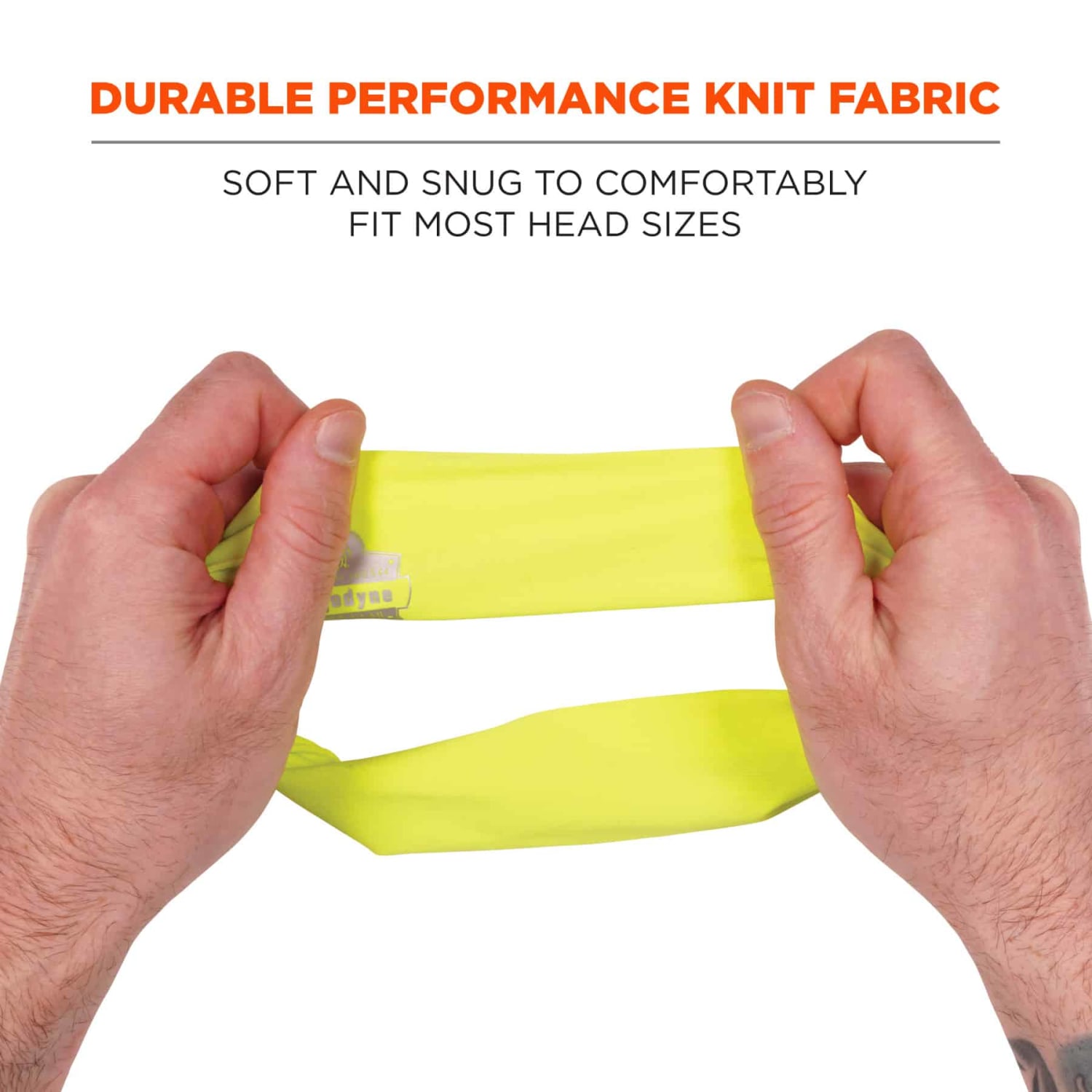 Ergodyne Chill-Its 6634 Cooling Headband, One Size, Lime - Image 5