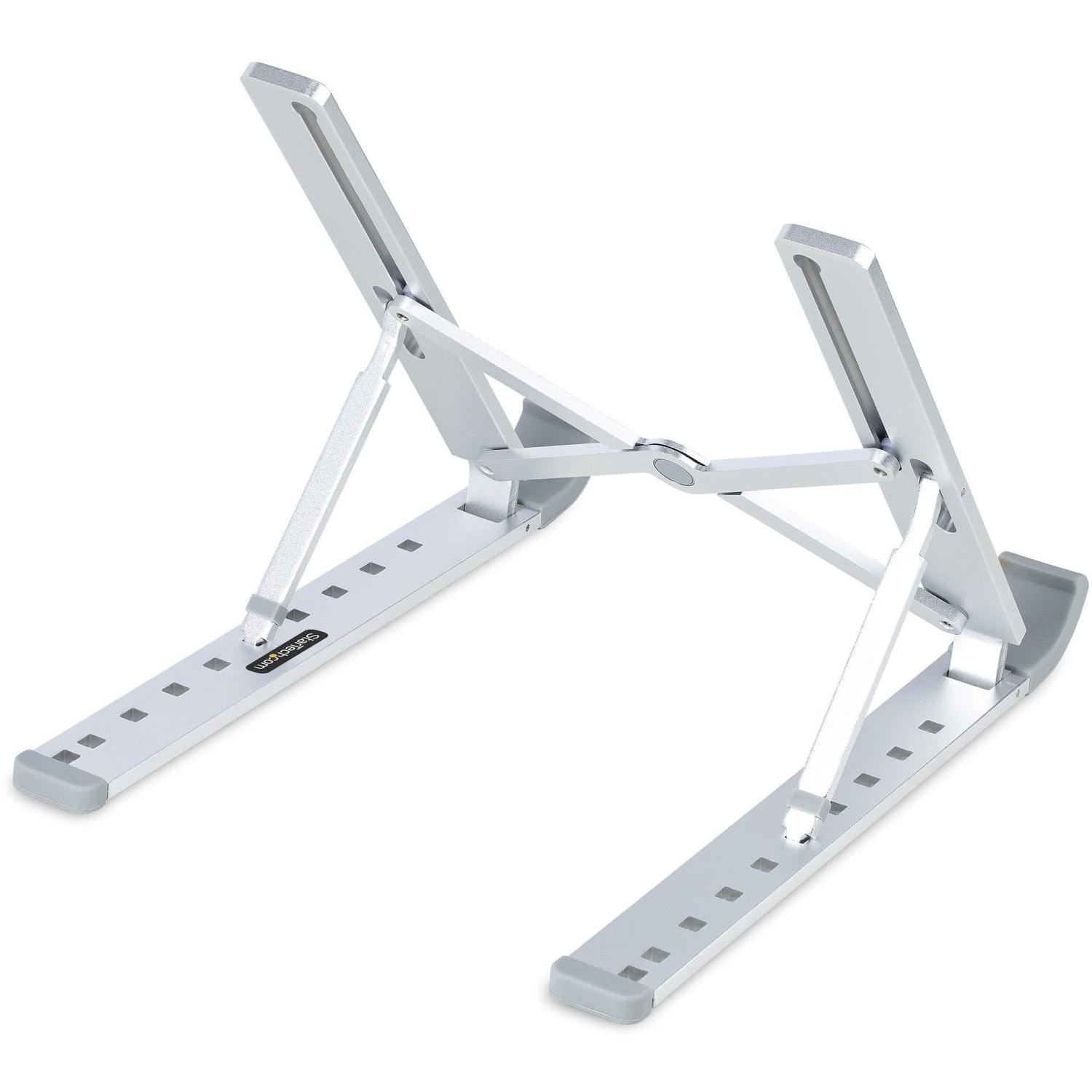 StarTech.com Foldable Laptop Riser Stand, Portable Height Adjustable Ergonomic Laptop Stand, Tilt/Raised/Angled Laptop/Tablet Stand - Image 4