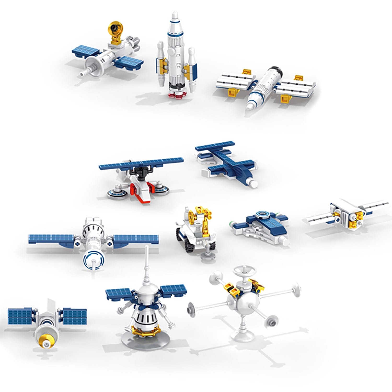 Contixo BK07 Aerospace Series Space Station Building Block Set, Grade 3 - 12, Set Of 573 Pieces - Image 6
