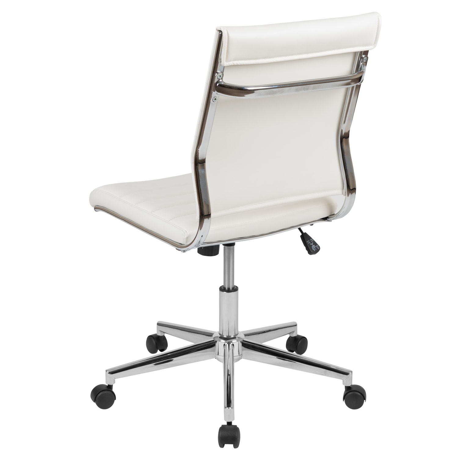 Flash Furniture Hansel LeatherSoft™ Faux Leather MidBack Executive Office Chair White PopularChairscom Flash Furniture Hansel LeatherSoft™ Faux Leather Mid Back Executive Office Chair White PopularChairscom