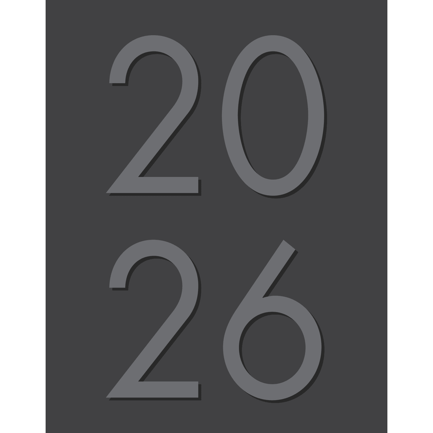2026 Willow Creek Press Monthly Booklet Planner, 7-1/2in x 9-1/2in, Charcoal, January To December, 57049
