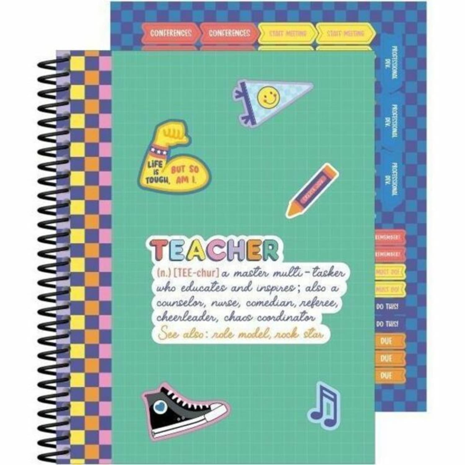 Carson Dellosa Education Teacher Planner, We Stick Together - Image 5