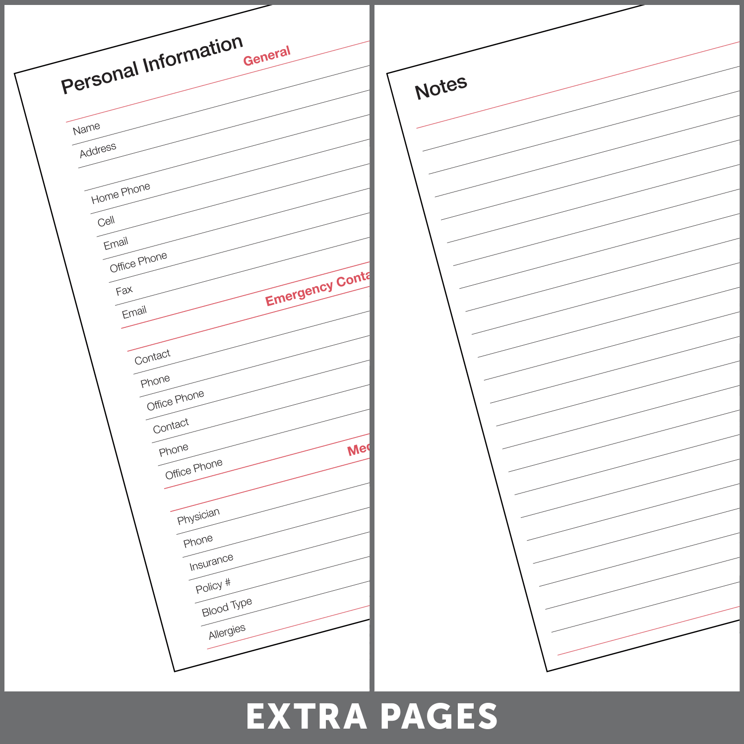 Office Depot Brand Monthly Planner, 8 1/2in x 11in, Silver, January 2026 to December 2026, OD00163026 - Image 6