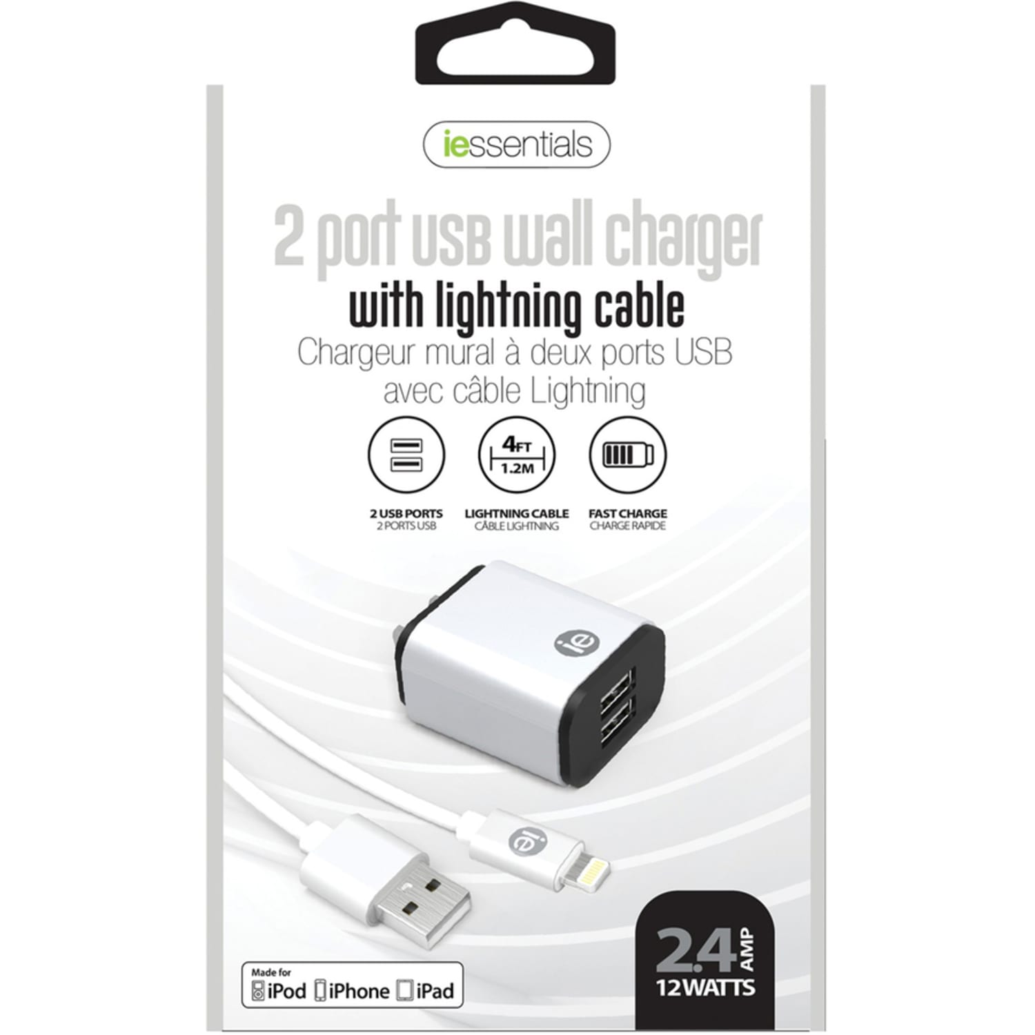 iEssentials AC Adapter - 5 V DC Output - 2.40 A - Image 3