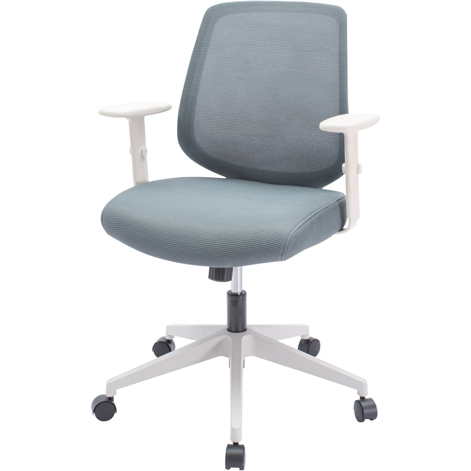 NuSparc MidBack Task Chair Fabric Back Material Mid Back 5star Base Gray Armrest 1 Each PopularChairscom NuSparc Mid Back Task Chair Fabric Back Material Mid Back 5 star Base Gray Armrest 1 Each PopularChairscom