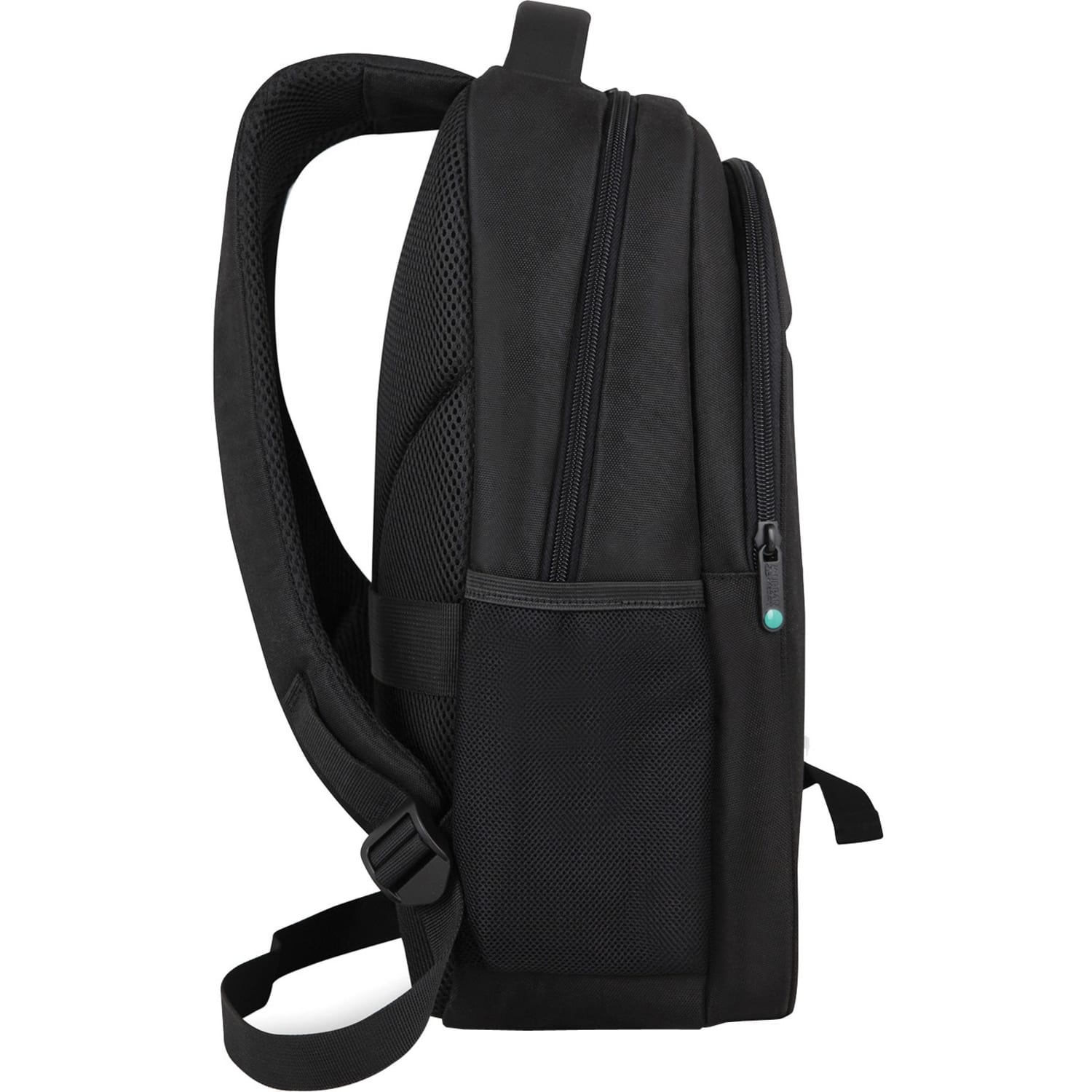 Urban Factory DAILEE Carrying Case (Backpack) for 17.3in Notebook - Black - Water Resistant - Nylon Body - Shoulder Strap, Trolley Strap, Handle - 19.9in Height x 13.6in Width x 7.3in Depth - Retail - Image 4