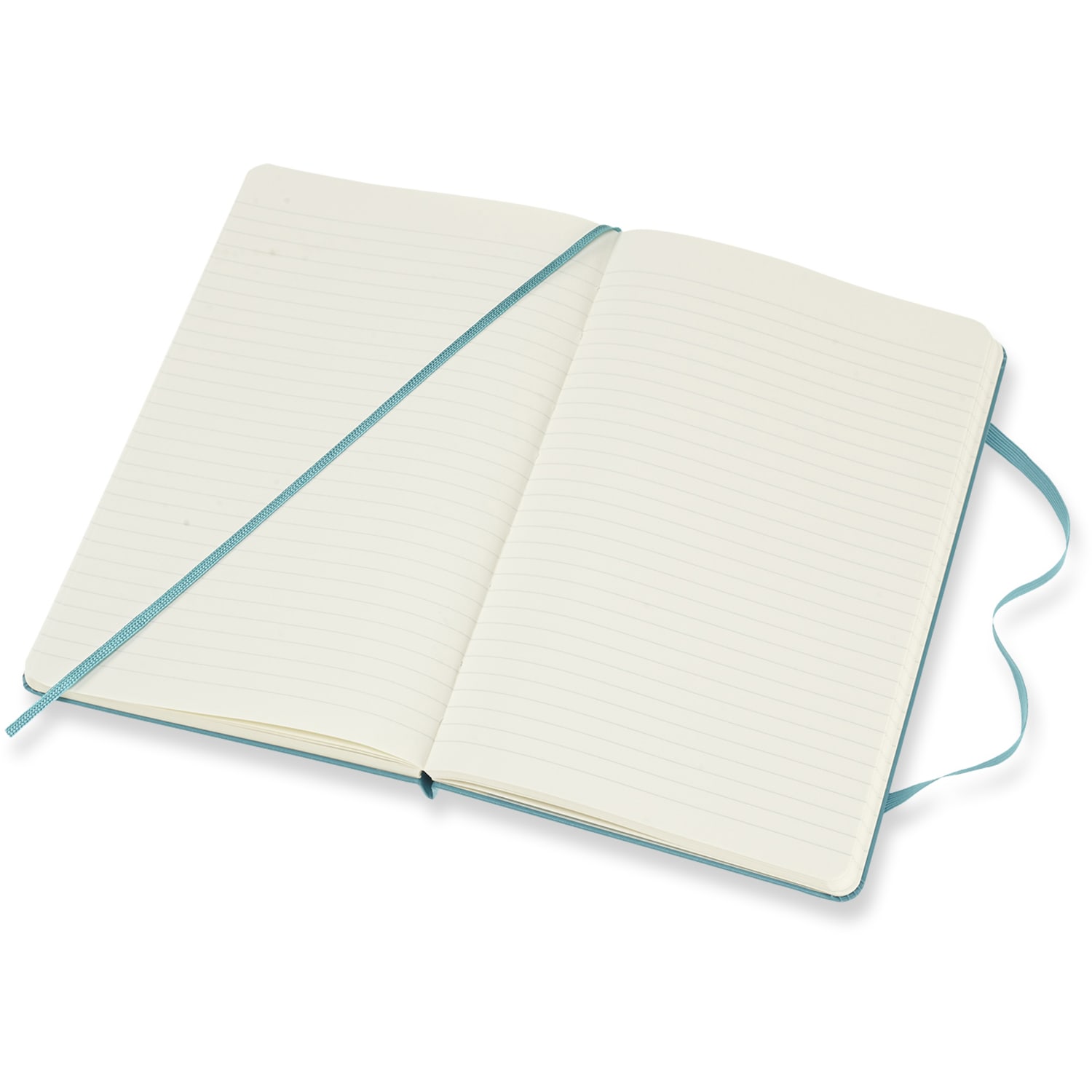 Moleskine Classic Hard Cover Notebook, 5in x 8-1/4in, Ruled, 240 Pages, Reef Blue - Image 3