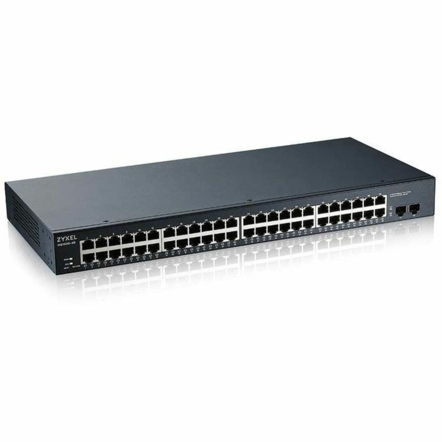 ZyXEL GS1900-48 L2 Web Managed 48-Port GbE Rackmount Switch with 2 SFP, Total 50-Ports - 48 Ports - Web Manage - GS190048 - Image 3
