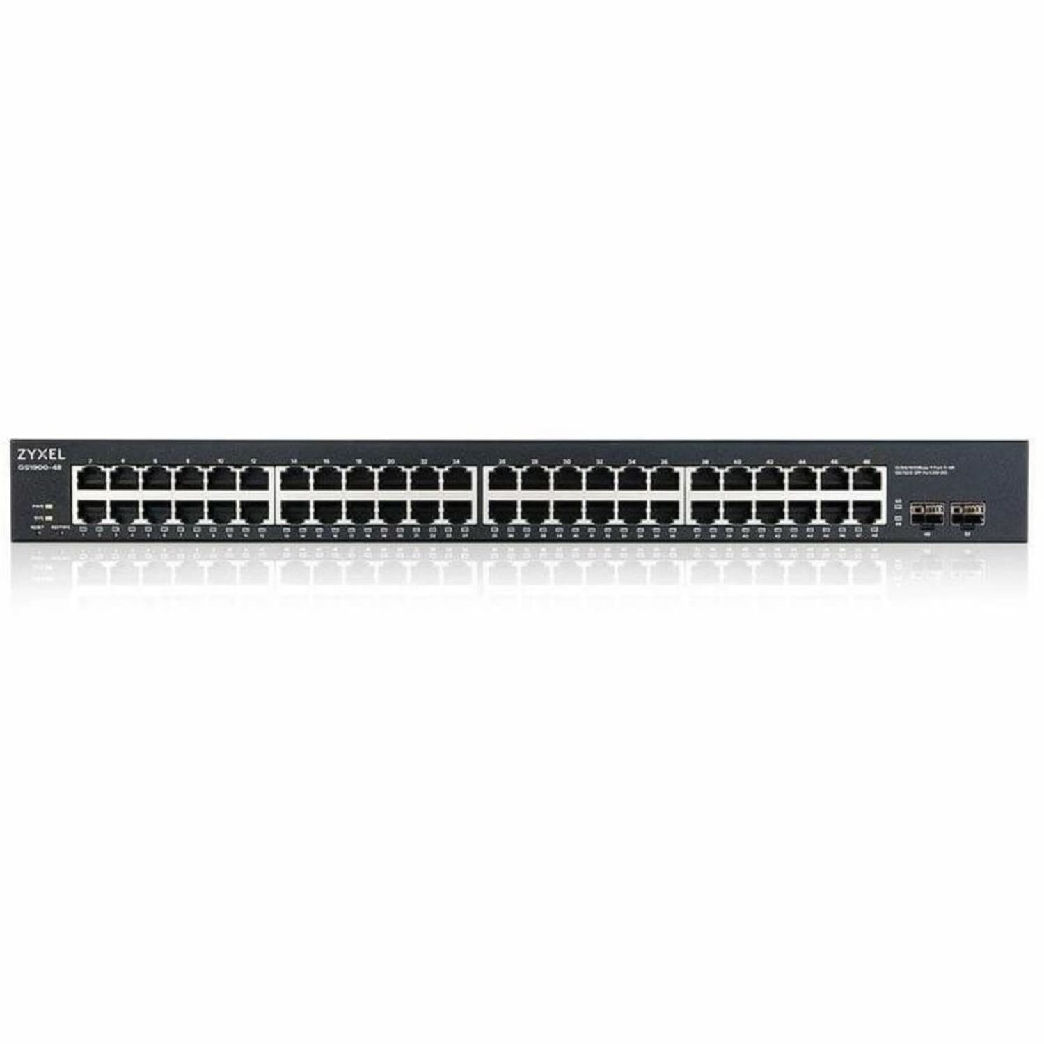 ZyXEL GS1900-48 L2 Web Managed 48-Port GbE Rackmount Switch with 2 SFP, Total 50-Ports - 48 Ports - Web Manage - GS190048 - Image 4