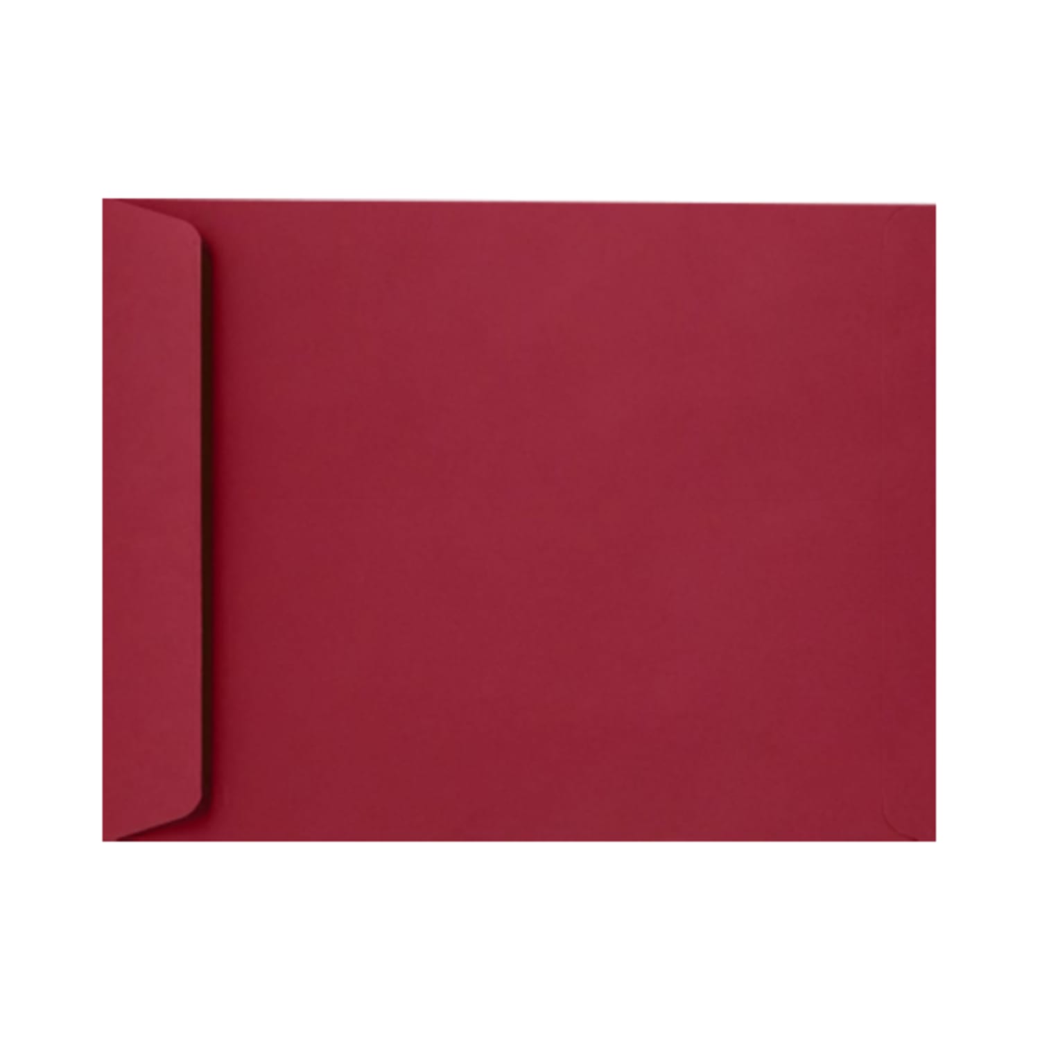 LUX Open-End 9in x 12in Envelopes, Peel & Press Closure, Garnet Red, Pack Of 1,000
