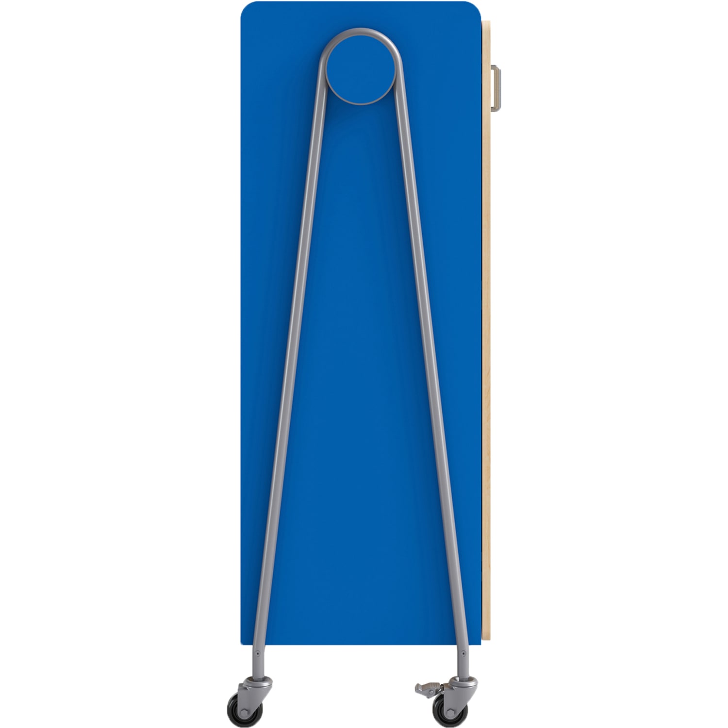Safco Whiffle Double-Column 14-Drawer Mobile Storage Cart, 60inH x 30inW x 19-3/4inD, Spectrum Blue - Image 5