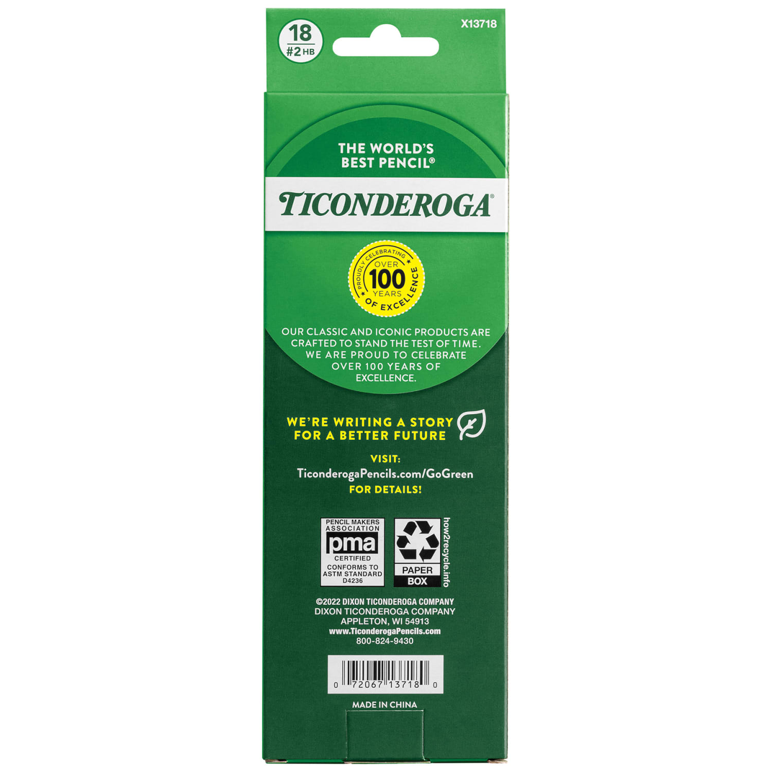 Ticonderoga Presharpened Wooden Pencils, #2/Soft, Assorted Pastel Colors, 18 Pencils Per Pack, Set Of 3 Packs - Image 6