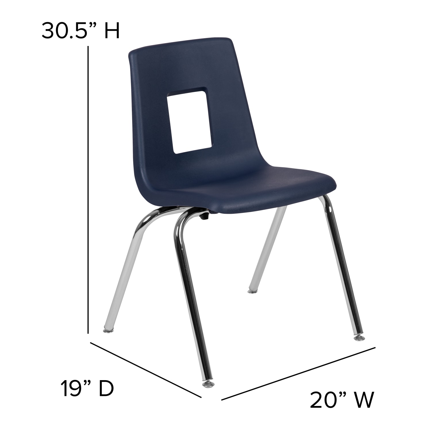 Flash Furniture Advantage Student Stacking School Chair NavySilver ADVSSC18NAVY PopularChairscom Flash Furniture Advantage Student Stacking School Chair NavySilver ADVSSC18NAVY PopularChairscom
