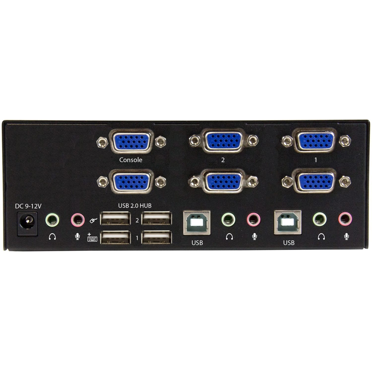 StarTech.com 2-port KVM Switch with Dual VGA and 2-port USB Hub - USB 2.0 - Image 4