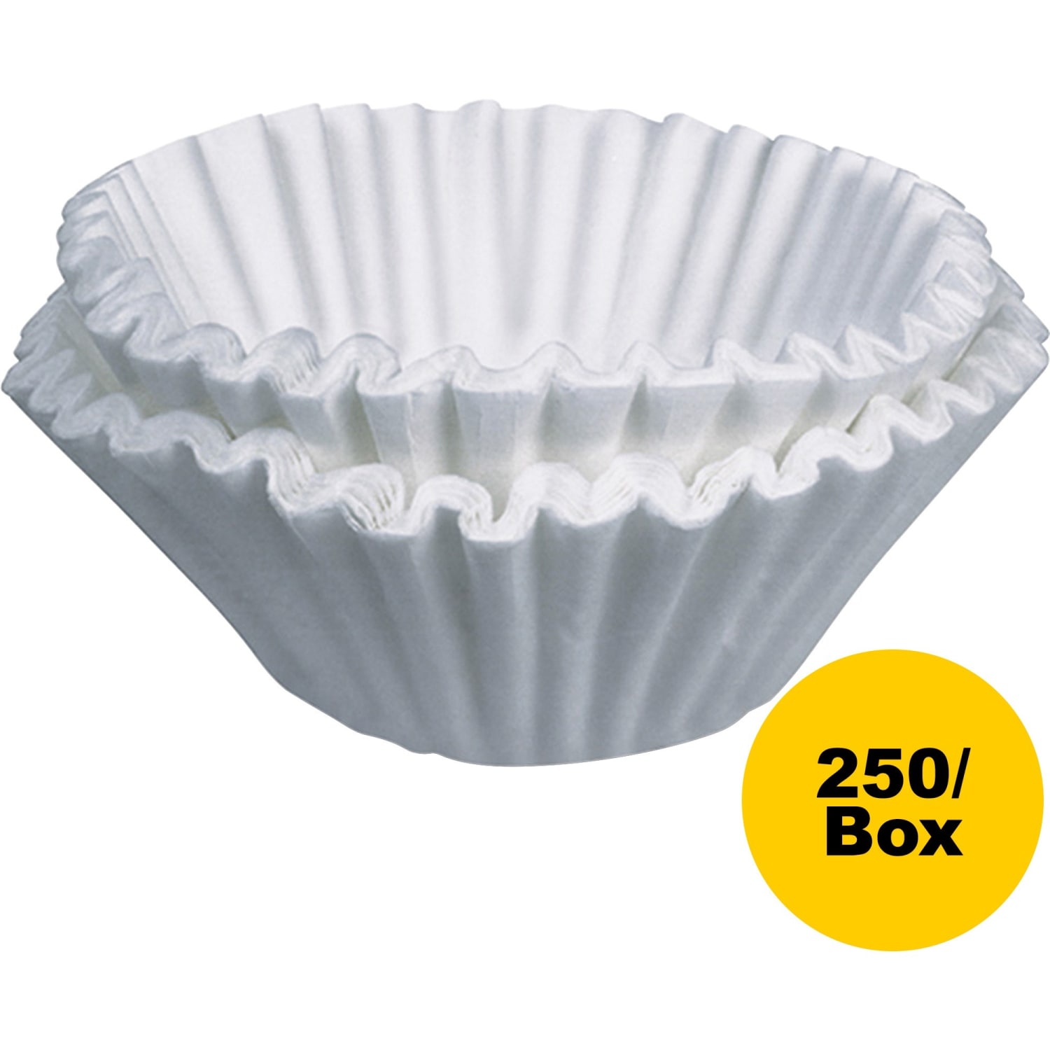 BUNN Flat Bottom Coffee Filters, 12-Cup Size, 250 Filters/Pack - Image 3
