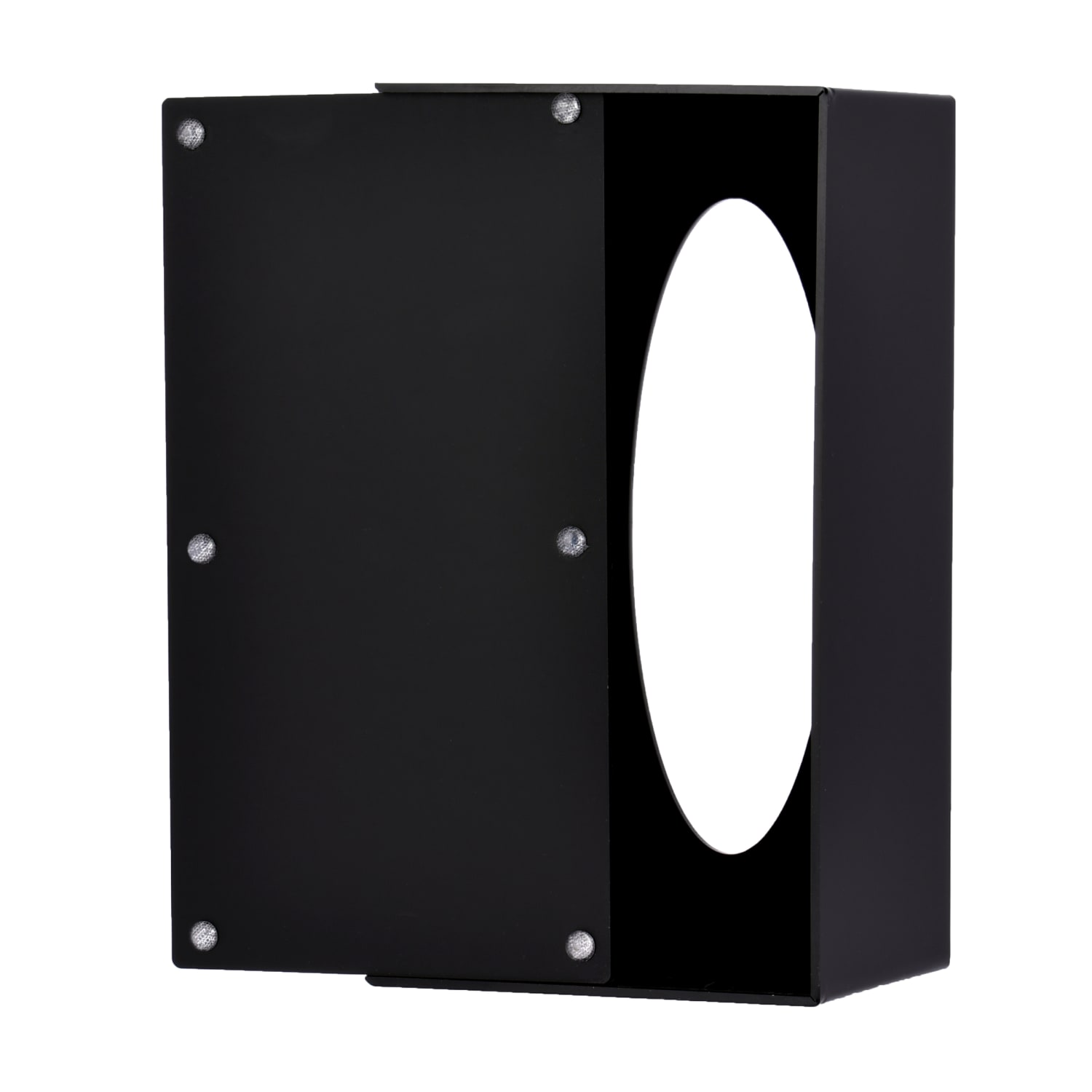 Alpine Acrylic Tissue Box Covers, 4in x 9-2/5in x 5-1/4in, Black, Pack Of 2 Covers - Image 5