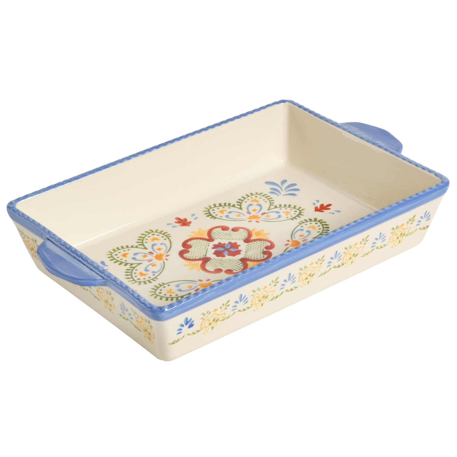 Gibson Laurie Gates Tierra 2-Piece Stone Bakeware Set, Multicolor - Image 3