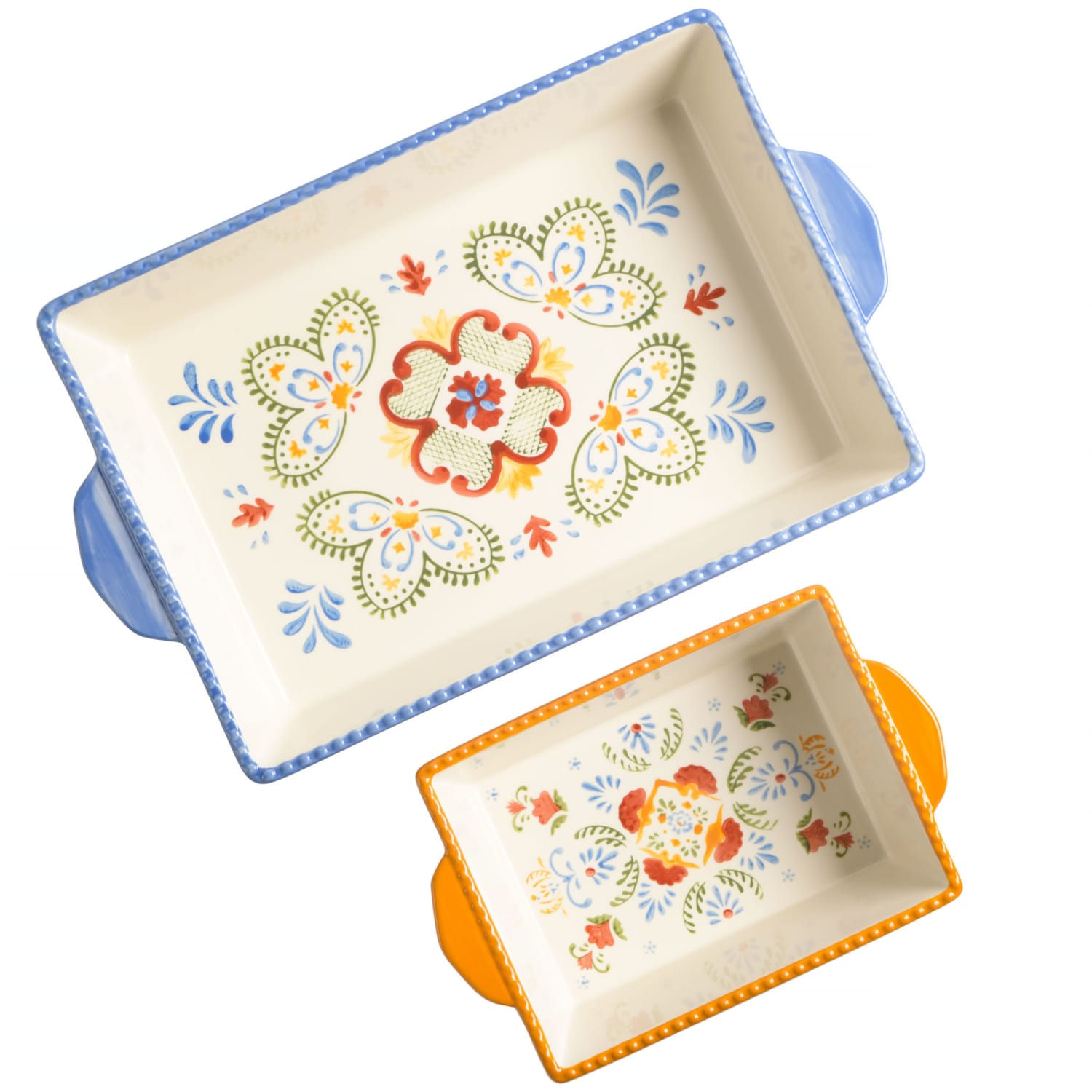 Gibson Laurie Gates Tierra 2-Piece Stone Bakeware Set, Multicolor - Image 6