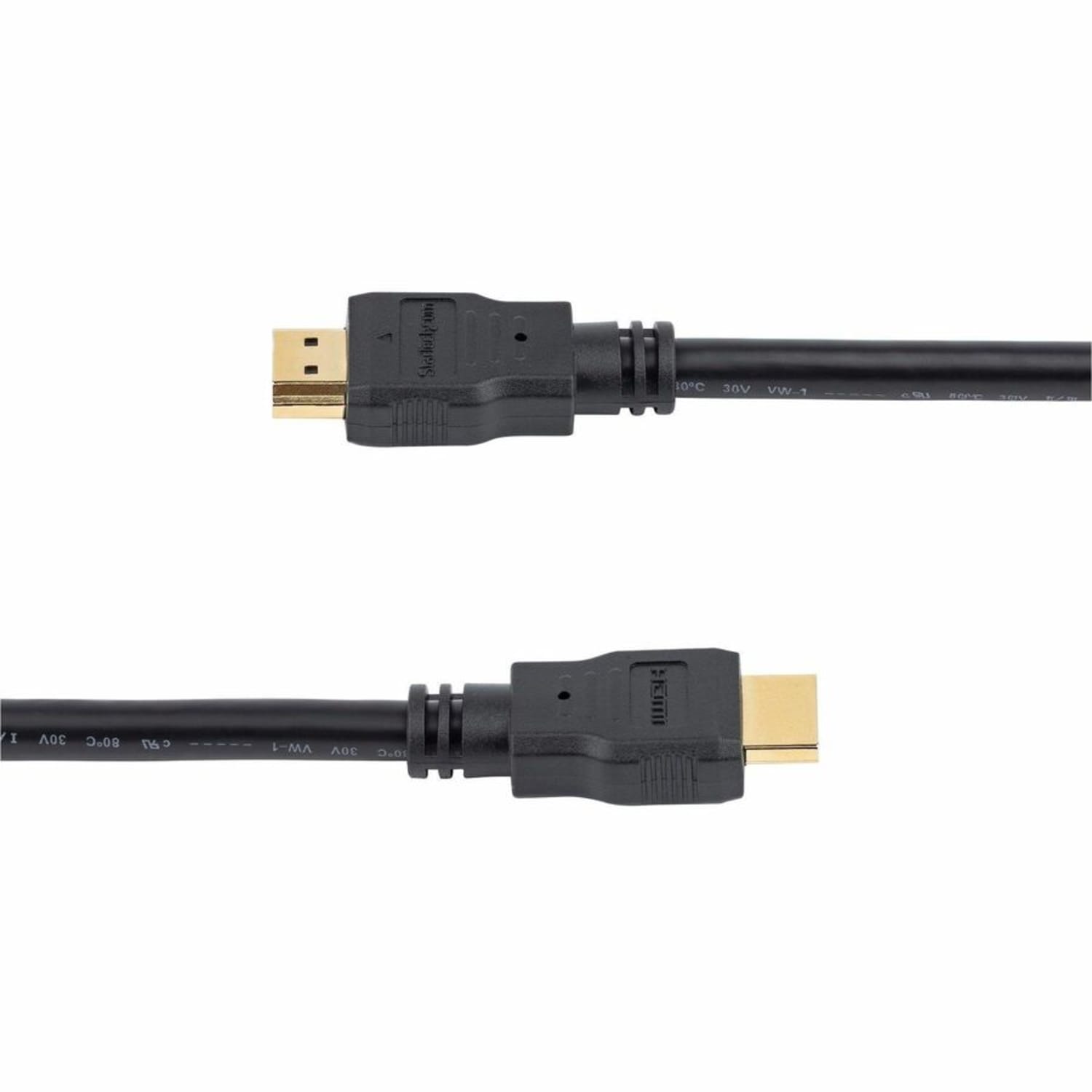 StarTech.com 6ft HDMI Cable, 10 Pack, 4K High Speed HDMI Cable with Ethernet, Ultra HD 4K 30Hz Video, Black HDMI 1.4 Monitor Cord - 10 pack 6ft High Speed HDMI Cable with Ethernet; 10.2 Gbps bandwidth; 4K video (3840x2160 30Hz) - Image 4