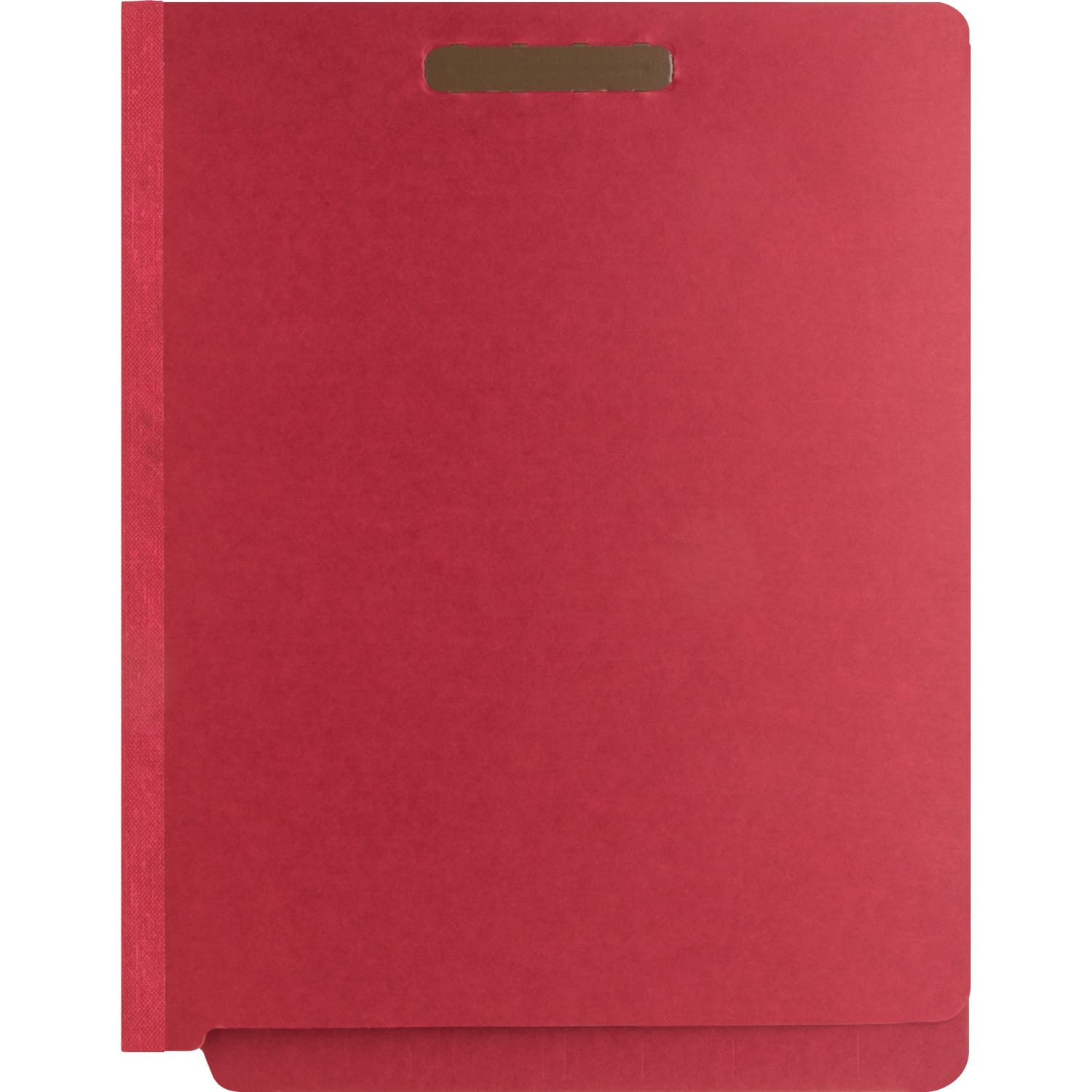 Nature Saver End-Tab Classification Folders, Letter Size, 2 Dividers, Red, Box Of 10 - Image 4