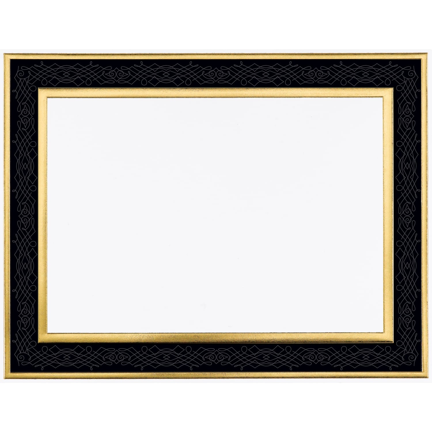 Great Papers! Foil And Embossed Framed Certificate, 8 1/2in x 11in, Black, Pack Of 15