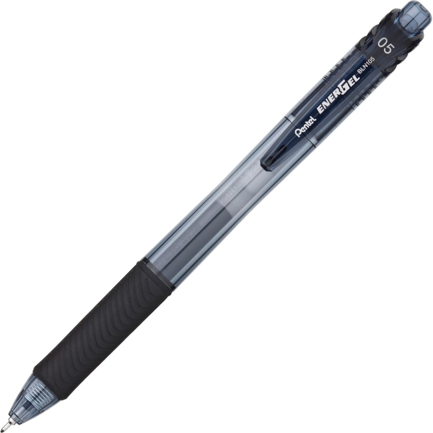 Pentel EnerGel-X Retractable Gel Pens, Pack Of 24, Fine Point, 0.5 mm, Black Barrel, Black Ink - Image 3