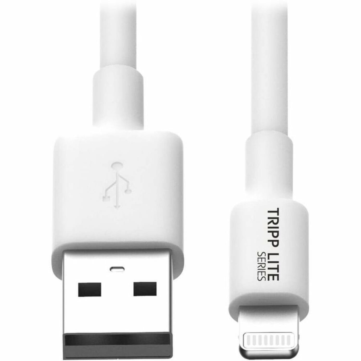 Eaton Tripp Lite Series USB-A to Lightning Sync/Charge Cable (M/M) - MFi Certified, White, 6 ft. (1.8 m) - M100006WH