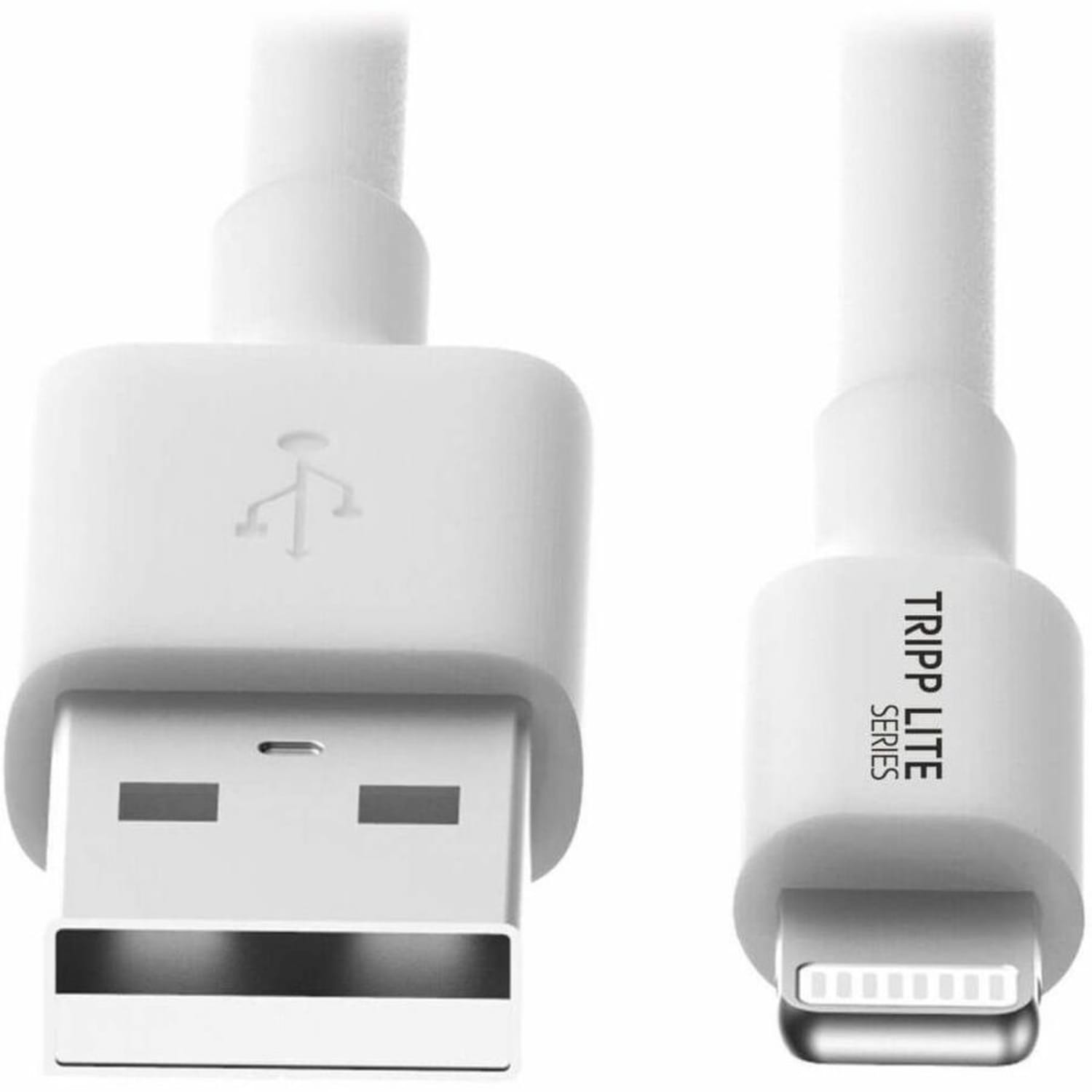 Eaton Tripp Lite Series USB-A to Lightning Sync/Charge Cable (M/M) - MFi Certified, White, 6 ft. (1.8 m) - M100006WH - Image 4