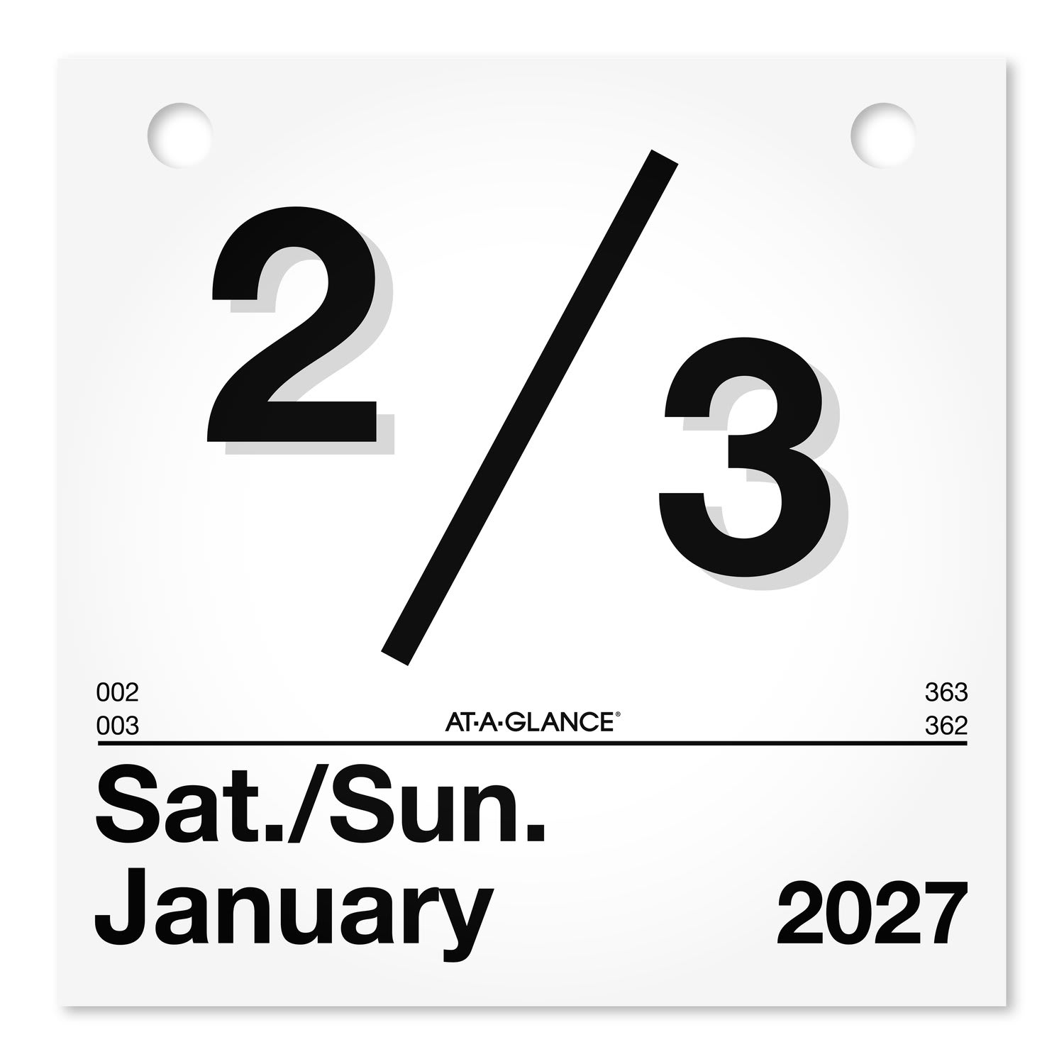 AT-A-GLANCE 2027 Today Is" Daily Wall Calendar Refill, Small, 6in x 6in - Image 4
