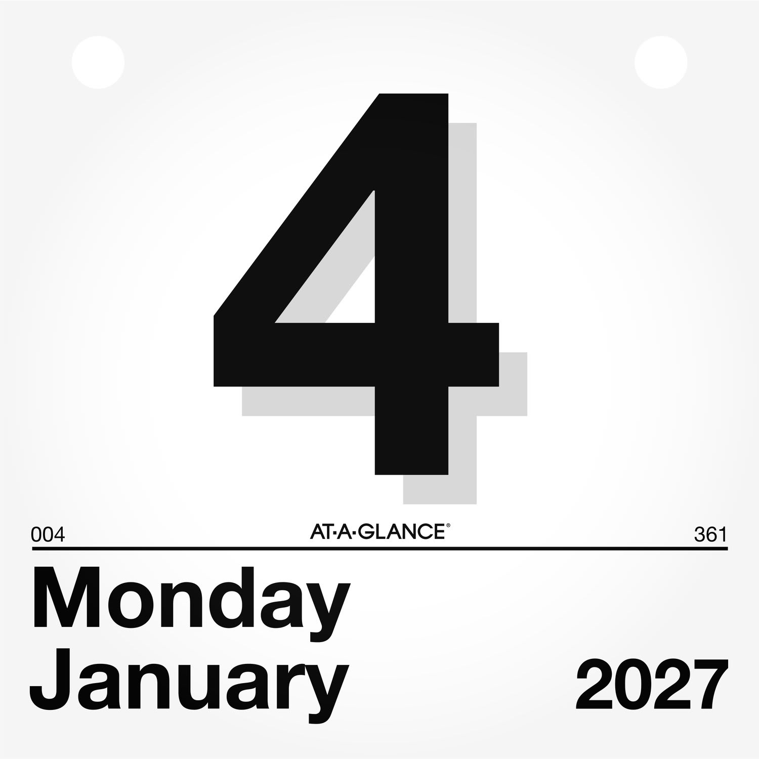 AT-A-GLANCE 2027 Today Is" Daily Wall Calendar Refill, Small, 6in x 6in - Image 6