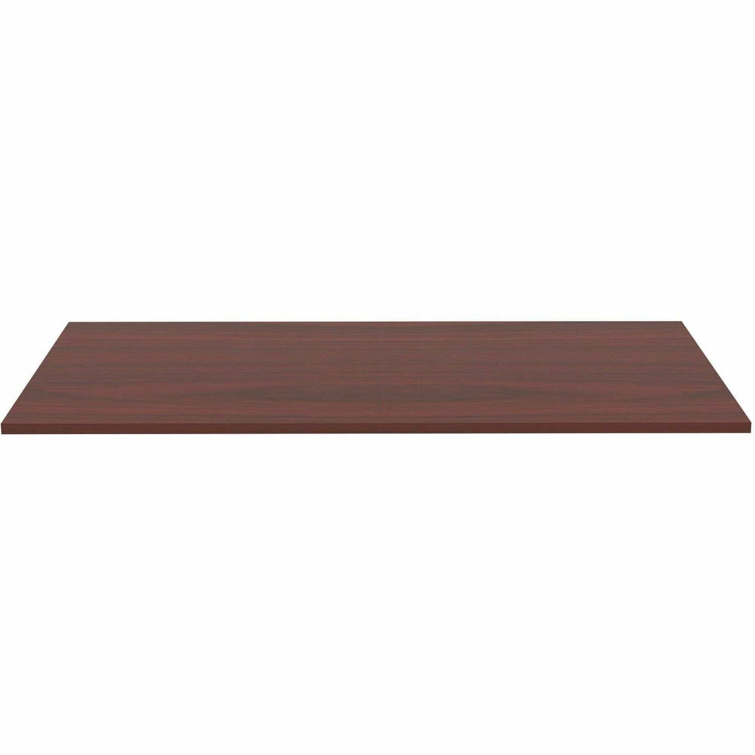 Lorell Multipurpose Tabletop - Band Edge - Mahogany, Laminate Table Top - For Conference Table, Office - Image 3