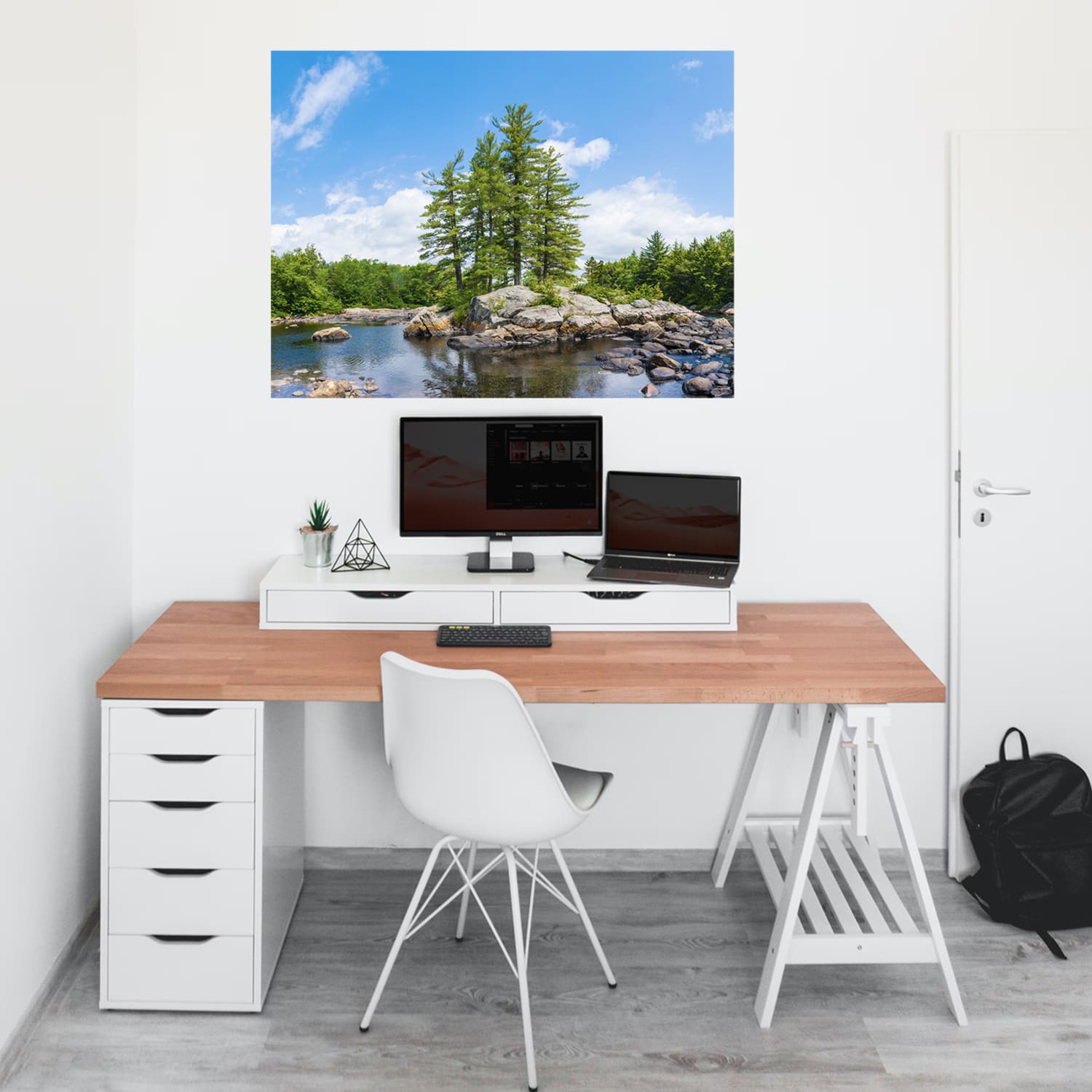 Biggies Landscape/Seascape Mural, 48in x 36in, Unframed, Tree - Image 4