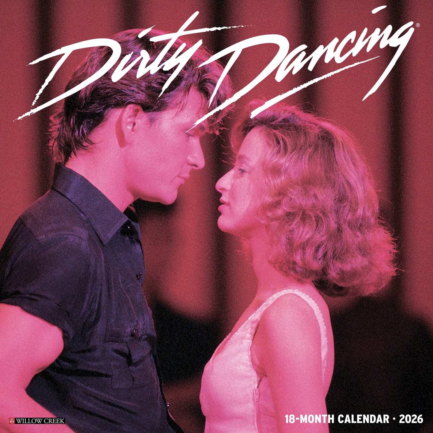 2026 Willow Creek Press Art & Design Monthly Wall Calendar, 12in x 12in, Dirty Dancing, January To December, 50972