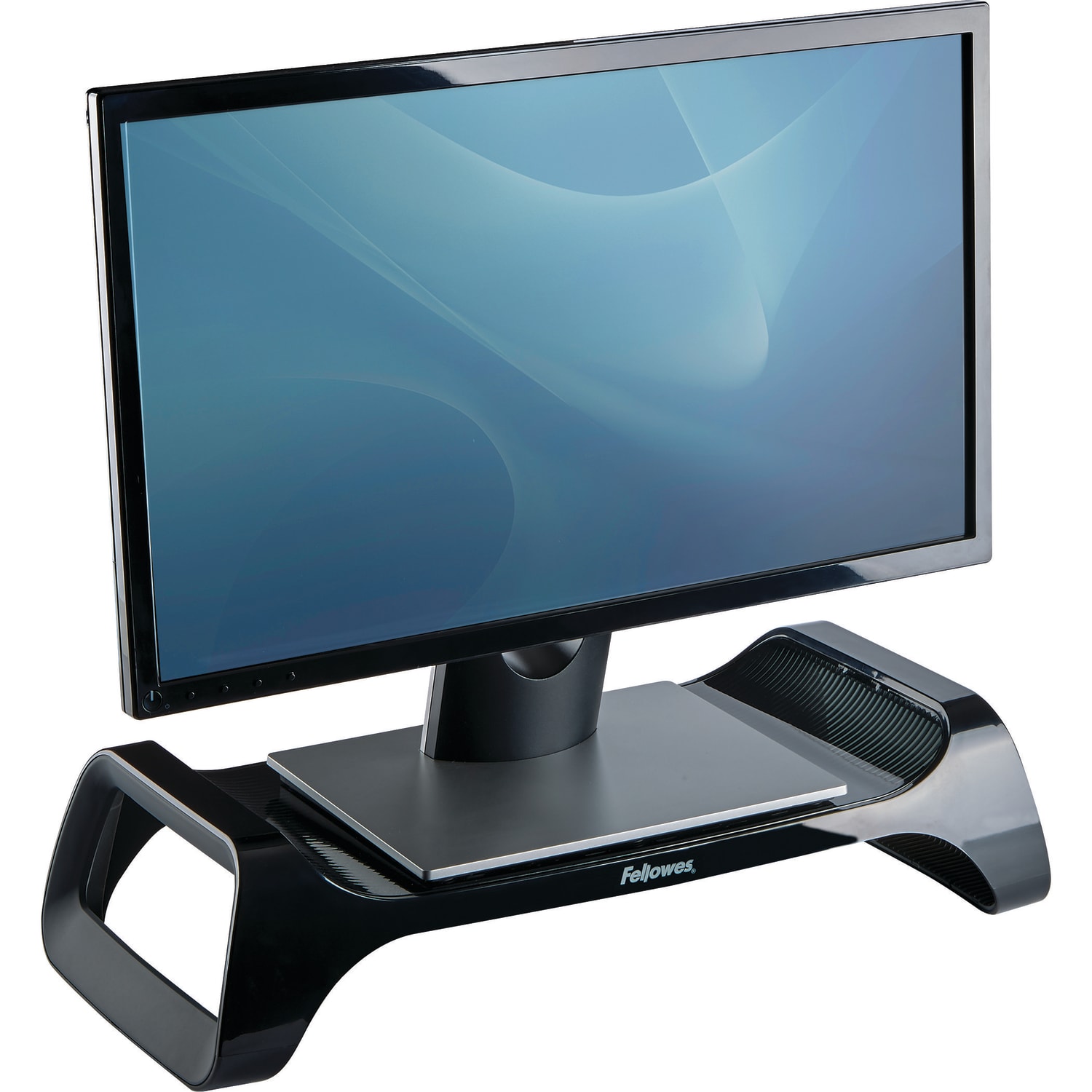 Fellowes I-Spire Series Monitor Lift, 4 7/8inH x 20inW x 8 7/8inD, Black - Image 4