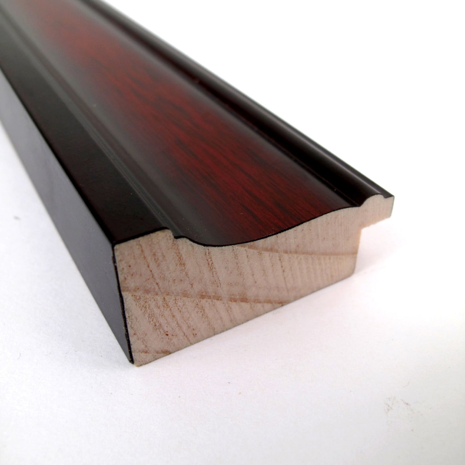 Amanti Art Rubino Wood Picture Frame, Opening Size 14in x 17in (Matted To 11in x 14in), Cherry Scoop - Image 3