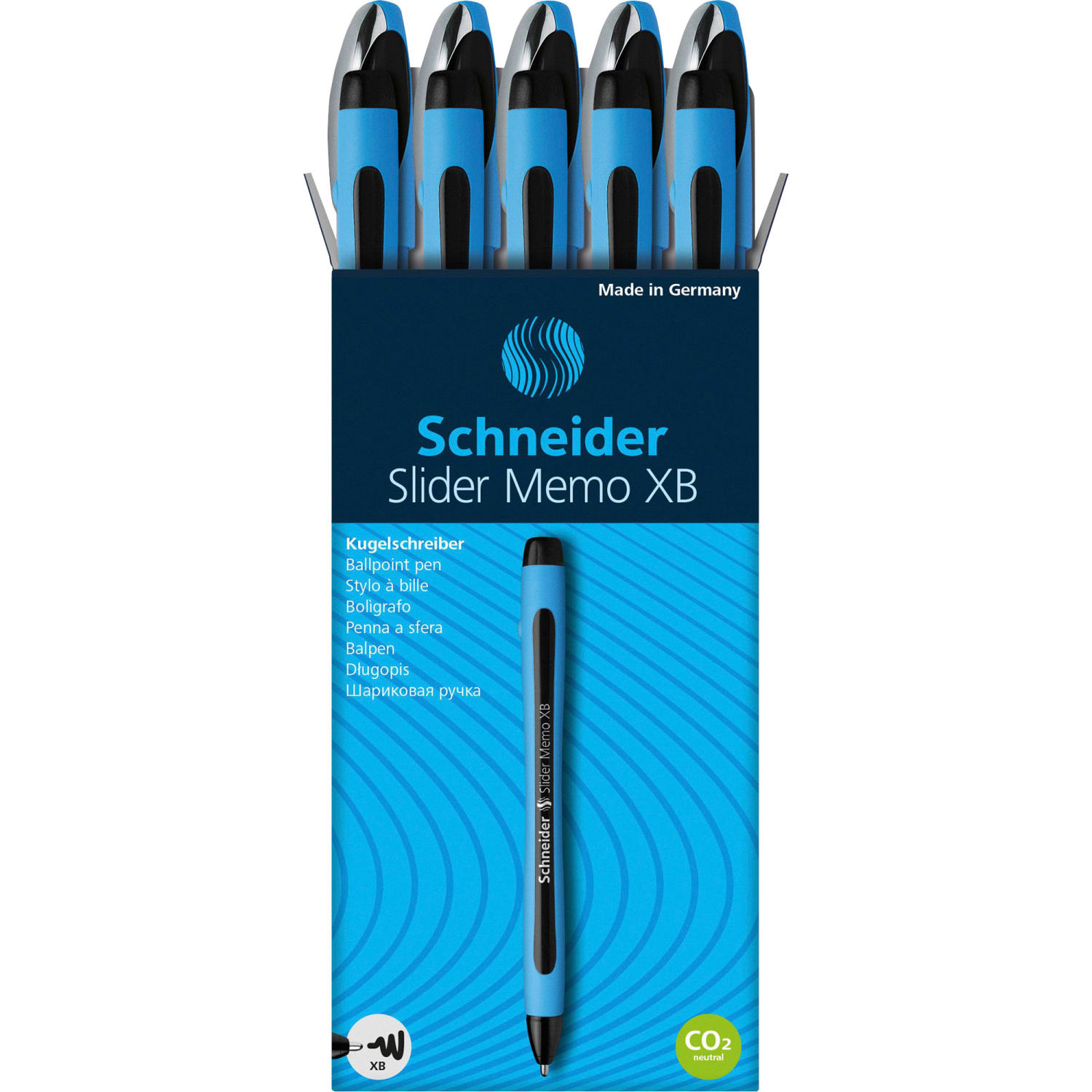 Schneider Slider Memo XB Ballpoint Pens - Extra Broad - 1.4 mm Pen Point Size - Bullet Pen Point Style - RED150201