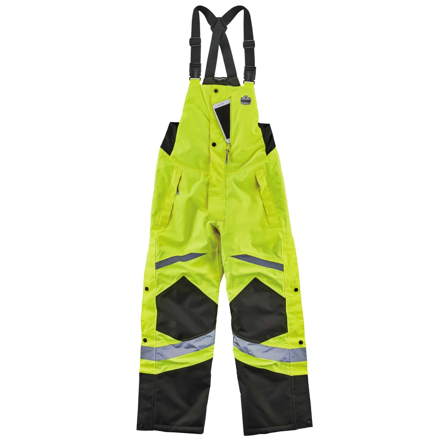 Ergodyne GloWear 8928 Class E Hi-Vis Insulated Bib, 2X, Lime - Image 3