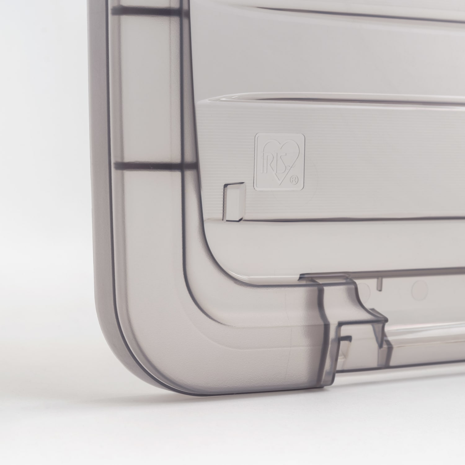 Iris Stack & Pull Storage Box, 18 Gallon, Clear/Gray - Image 5